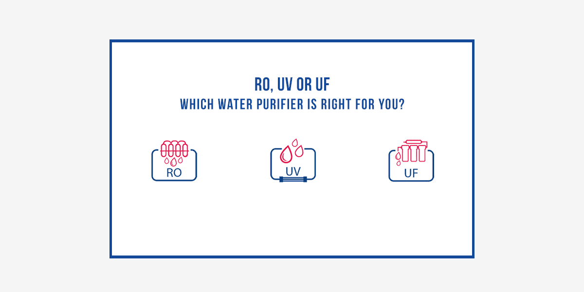 Difference between RO UV UF and other water purifiers