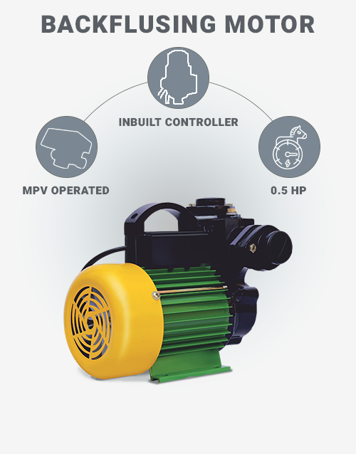 Backflushing-Motor