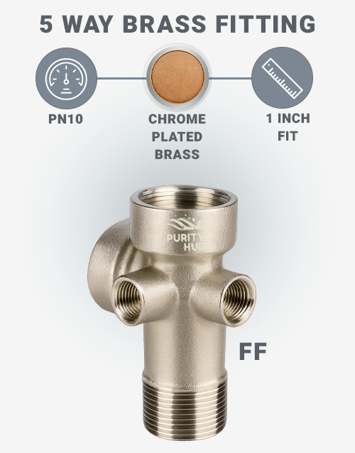 5-Way-Brass-Fitting